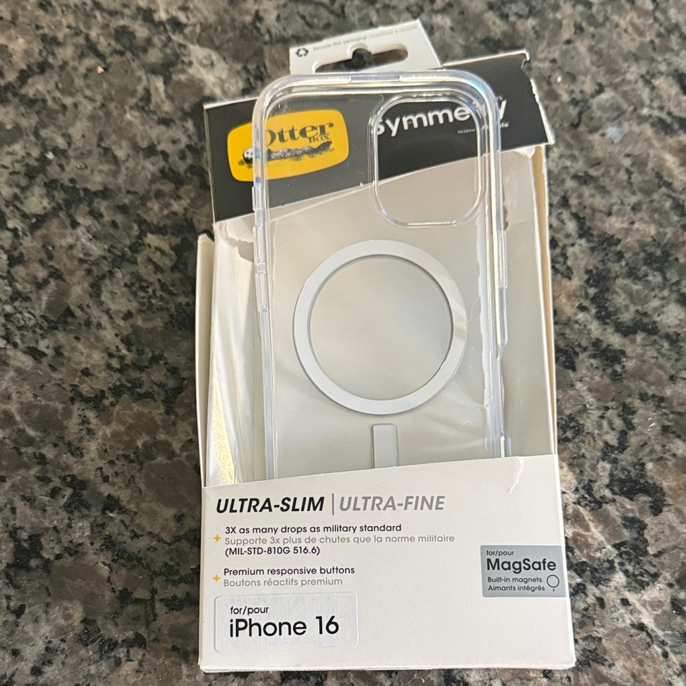 NWT!  OtterBox Symmetry Series Clear Case for iPhone 16